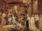 Peter Paul Rubens The Coronation of Marie de' Medici oil on canvas